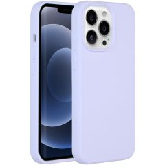 Accezz Coque Liquid Silicone iPhone 13 Pro - Violet