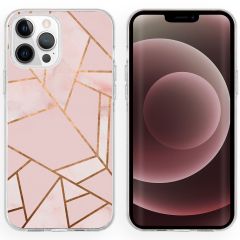 iMoshion Coque Design iPhone 13 Pro Max - Pink Graphic