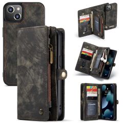 CaseMe Etui de téléphone de luxe en cuir deux iPhone 13 Mini