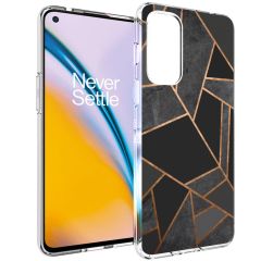 iMoshion Coque Design OnePlus Nord 2 - Black Graphic