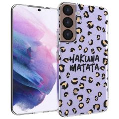 iMoshion Coque Design Samsung Galaxy S22 - Hakuna Matata