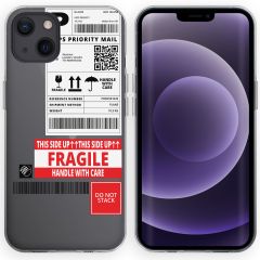 iMoshion Coque Design iPhone 13 - Shipping label