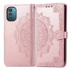 iMoshion Etui de téléphone portefeuille Mandala Nokia G11 / G21 - Rose Dorée