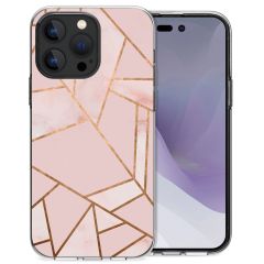 iMoshion Coque Design iPhone 14 Pro Max - Pink Graphic