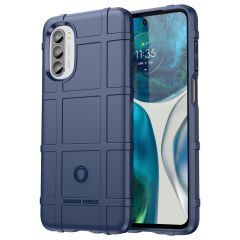 iMoshion Coque Arrière Rugged Shield Motorola Moto G52 / G82 - Bleu foncé