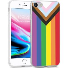 iMoshion Coque Design iPhone SE (2022 / 2020) / 8 / 7 - Rainbow flag