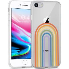 iMoshion Coque Design iPhone SE (2022 / 2020) / 8 / 7 - Rainbow