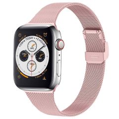 imoshion Bracelet pliant Milanese Apple Watch Series 1-9 / SE - 38/40/41mm - Rose