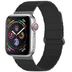 imoshion Bracelet en cuir magnétique Apple Watch Series 1-9 / SE - 38/40/41 mm / Series 10 - 42 mm - Noir