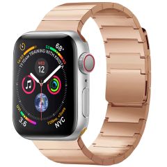 Selencia Bracelet magnétique en acier Apple Watch Series 1-9 / SE - 38/40/41mm - Rosé Dorée