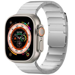 Selencia Bracelet magnétique en acier Apple Watch Series 1-10 / SE / Ultra (2) - 42/44/45/46/49 mm - Argent