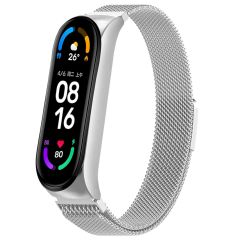 imoshion Bracelet magnétique milanais Xiaomi Mi Band 5 / 6 - Argent