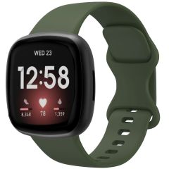 imoshion Bracelet en silicone le Fitbit Versa 4 / 3 / Sense (2) - Vert foncé