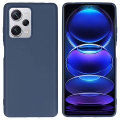 imoshion Coque Couleur Xiaomi Redmi Note 12 Pro Plus - Bleu foncé