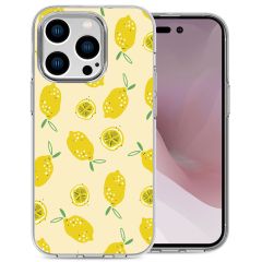 iMoshion Coque Design iPhone 14 Pro - Lemons