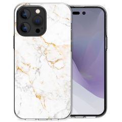 imoshion Coque Design iPhone 14 Pro Max - White Marble