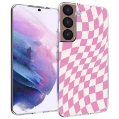 imoshion Coque Design Samsung Galaxy S22 - Retro Pink Check