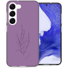 imoshion Coque Design Samsung Galaxy S23 Plus - Floral Purple