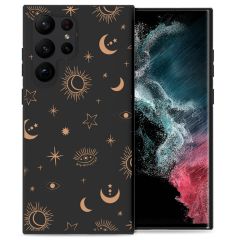 iMoshion Coque Design Samsung Galaxy S23 Ultra - Stars Sky