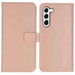 Selencia Étui de téléphone portefeuille en cuir véritable Samsung Galaxy S23 Plus - Dusty Pink