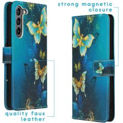 imoshion Coque silicone design Samsung Galaxy S23 Plus- Blue Butterfly