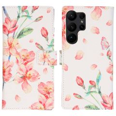 iMoshion Coque silicone design Samsung Galaxy S23 Ultra - Blossom Watercolor