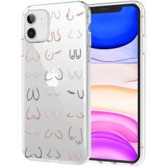 imoshion Coque Design iPhone 11 - Boobs all over - Transparent