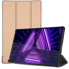 iMoshion Coque tablette Trifold Lenovo Tab M10 HD (2nd gen) -Dorée