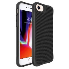 iMoshion Coque Rugged Hybrid Carbon iPhone SE (2022 / 2020) / 8 / 7 - Noir