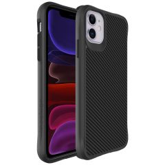 iMoshion Rugged Hybrid Carbon Case iPhone 11 - Black