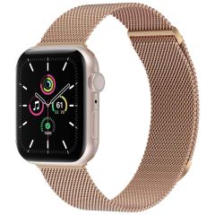 imoshion Bracelet magnétique milanais Apple Watch Series 1 á 9 / SE (38/40/41 mm) | Series 10 (42 mm) - Taille S - Rose Dorée