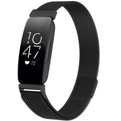 imoshion Bracelet magnétique milanais Fitbit Inspire - Taille S - Noir