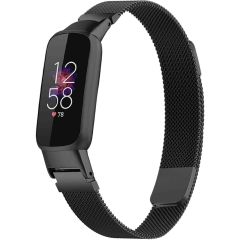 imoshion Bracelet magnétique milanais Fitbit Luxe - Taille S - Noir