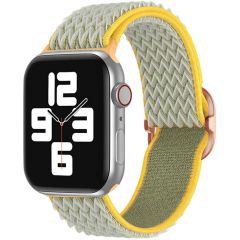 imoshion Bande élastique en nylon Apple Watch Series 1-9 / SE - 38/40/41mm - ﻿Vert clair