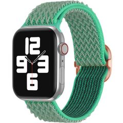 imoshion Bande élastique en nylon Apple Watch Series 1-9 / SE - 38/40/41mm - Turquoise