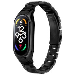 iMoshion Bracelet en acier Xiaomi Mi Band 7 - Noir