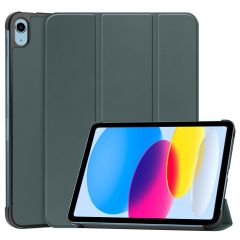 imoshion Coque tablette Trifold iPad 10 (2022) 10.9 pouces - Vert foncé