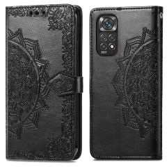 iMoshion Etui de téléphone portefeuille Mandala Xiaomi Redmi Note 11 (4G) / Note 11S (4G) - Noir