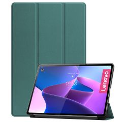 imoshion Coque tablette Trifold Lenovo Tab P12 Pro - Vert foncé