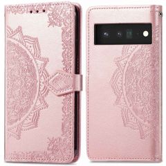 iMoshion Etui de téléphone portefeuille Mandala Google Pixel 6 Pro - Rose Dorée