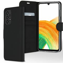 Accezz Étui de téléphone portefeuille Wallet Samsung Galaxy A33 - Noir