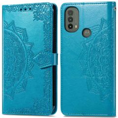 iMoshion Etui de téléphone portefeuille Mandala Motorola Moto E30 / E40 - Turquoise