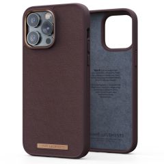 Njorð Collections Coque en cuir véritable iPhone 14 Pro Max - Brown