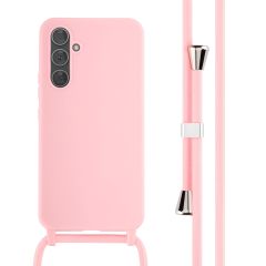 iMoshion ﻿Coque en silicone avec cordon Samsung Galaxy A54 (5G) - Rose