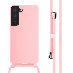 iMoshion ﻿Coque en silicone avec cordon Samsung Galaxy S22 - Rose