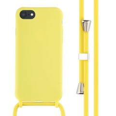 iMoshion ﻿Coque en silicone avec cordon iPhone SE (2022 / 2020) / 8 / 7 - Jaune