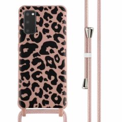 iMoshion Coque design en silicone avec cordon Samsung Galaxy S20 - Animal Pink