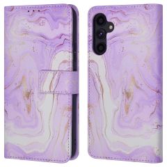 imoshion ﻿Étui de téléphone portefeuille Design Samsung Galaxy A34 (5G) - Purple Marble