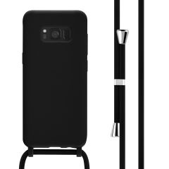 iMoshion Coque en silicone avec cordon Samsung Galaxy S8 - Noir