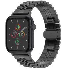 Selencia Bracelet Metallique Jubilee pour l'Apple Watch Series 1-9 / SE - 38/40/41 mm / Series 10 - 42 mm - Noir